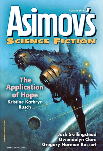 Asimov's Science Fiction Magazine, August 2013 Cover Art